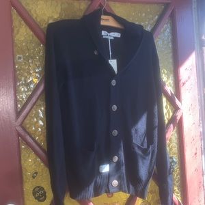 Men’s Five Four cotton button-down sweater